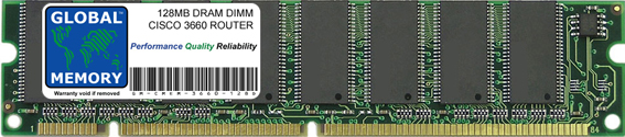 128MB DRAM DIMM MEMORY RAM FOR CISCO 3660 SERIES ROUTERS (MEM3660-128D)